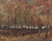 Vincent Van Gogh Lane with Poplars (nn04) oil on canvas